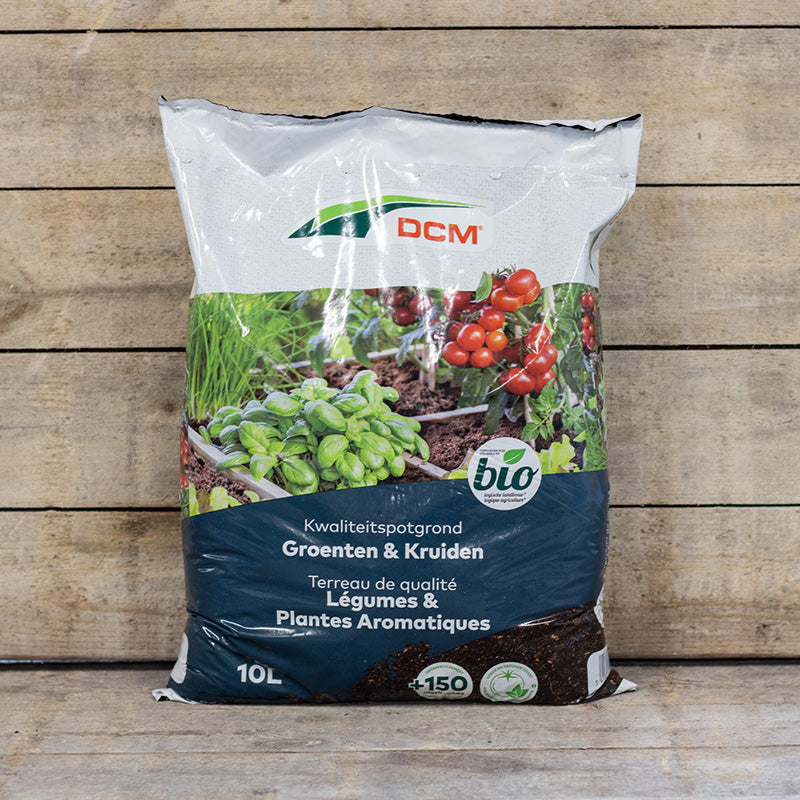 Potgrond voor groenten en kruiden - 10 L - DCM
